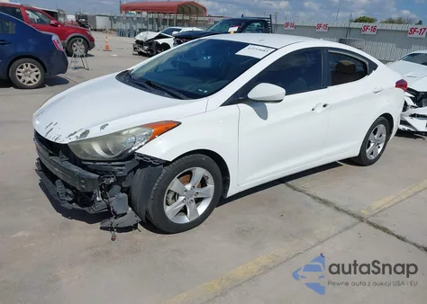 2013 Hyundai Elantra Gls из США, поврежденный, VIN 5NPDH4AE3DH274992